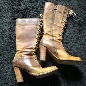 Frye villager lace boots